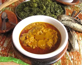 Poulet à la moambe et riz thumbnail 1