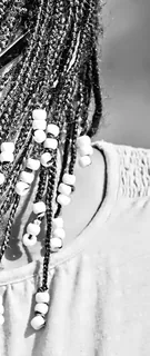 Tresses avec perles · enfants