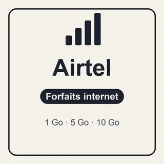 Airtel · forfaits internet